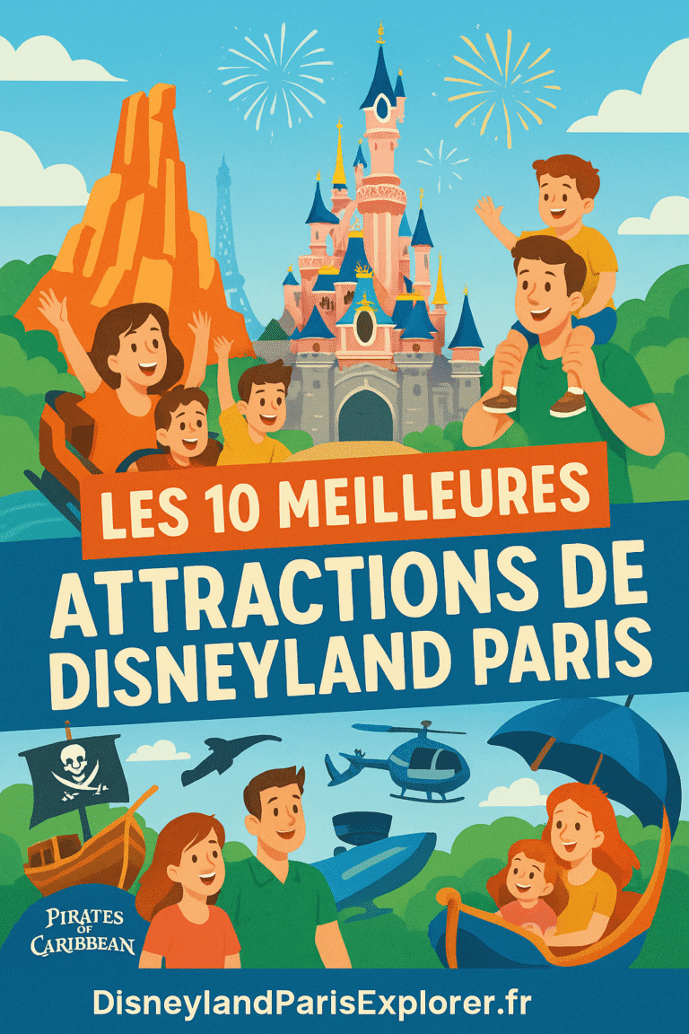 10 meilleures attractions du parc disneyland paris
