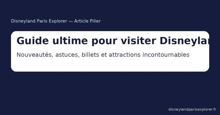 Guide ultime pour visiter Disneyland Paris en 2025 - nouveautés, billets, astuces et attractions