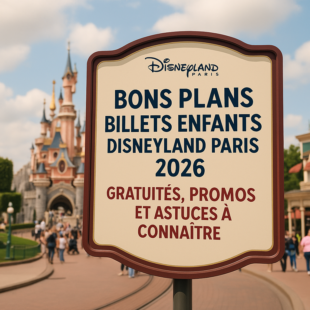 Bons plans billets enfants Disneyland Paris 2026 : gratuités, promos et ...