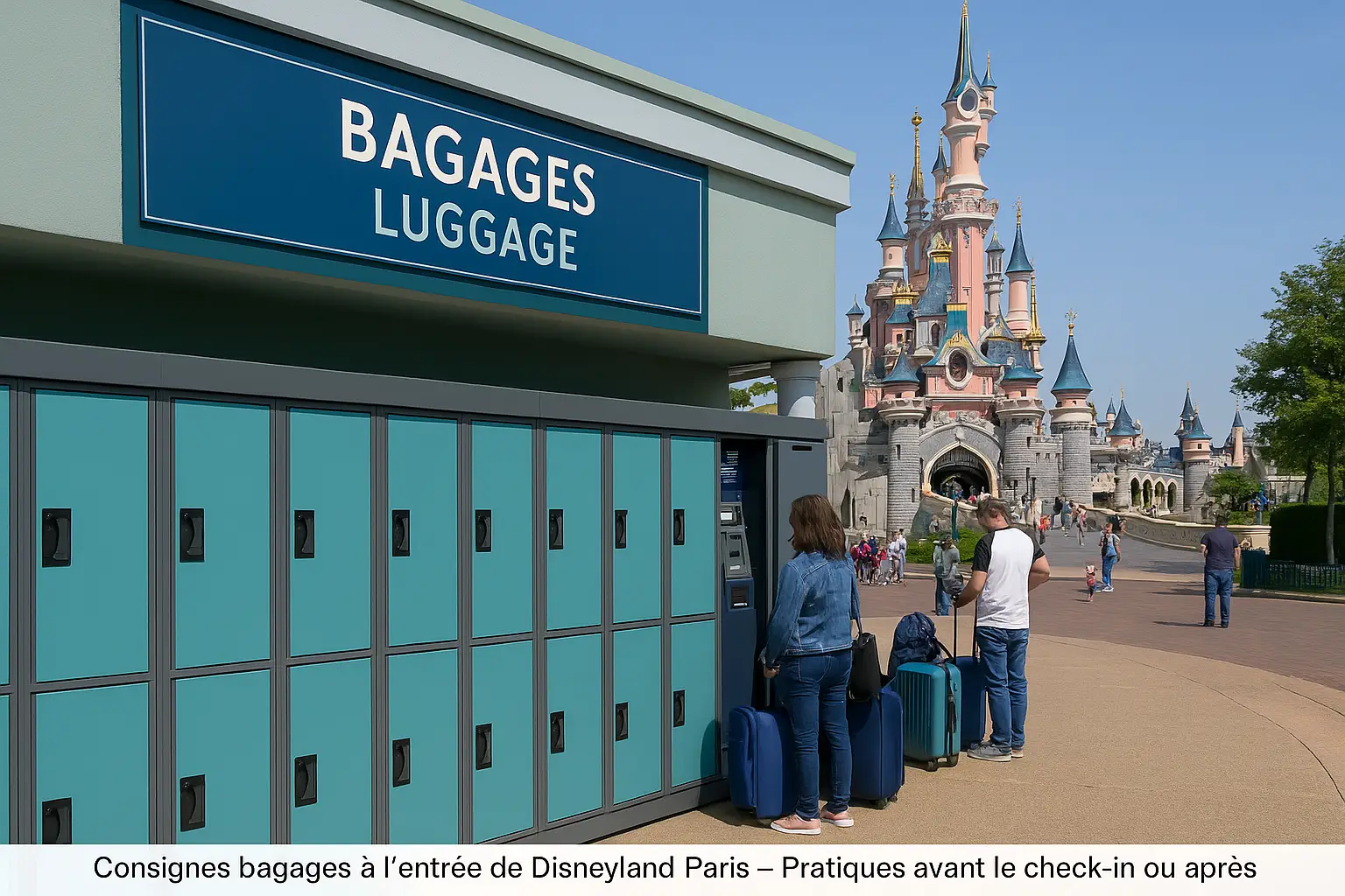 Consignes bagages Disneyland Paris : où laisser vos valises avant le