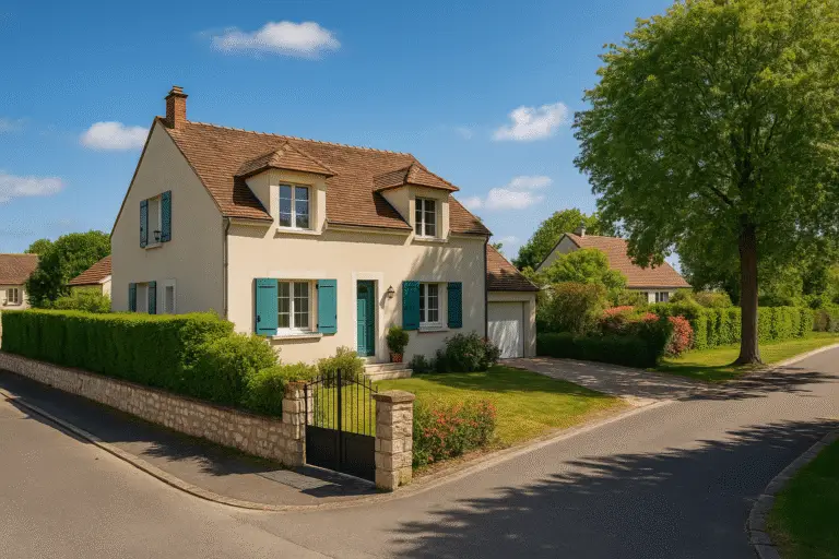 Maison familiale typique de Coupvray avec jardin verdoyant, proche de Disneyland Paris