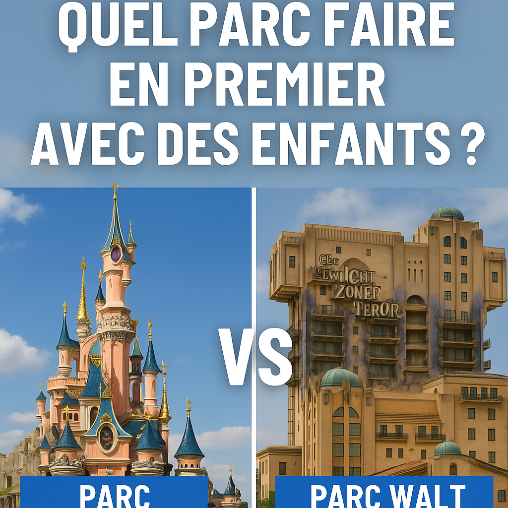 Comparaison entre le Parc Disneyland et le Parc Walt Disney Studios pour une visite en famille en 2026