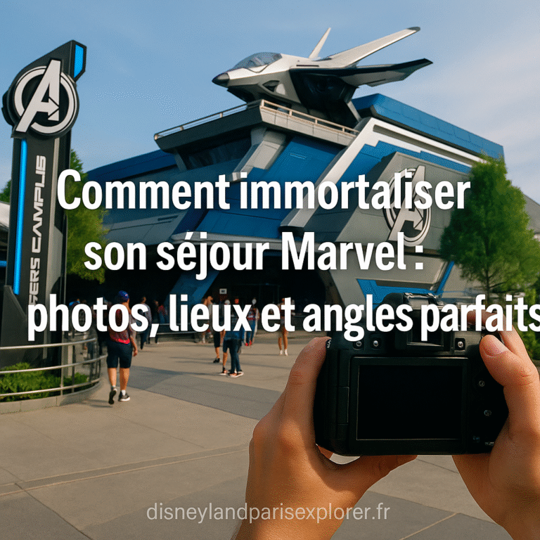 immortaliser sejour marvel disneyland paris