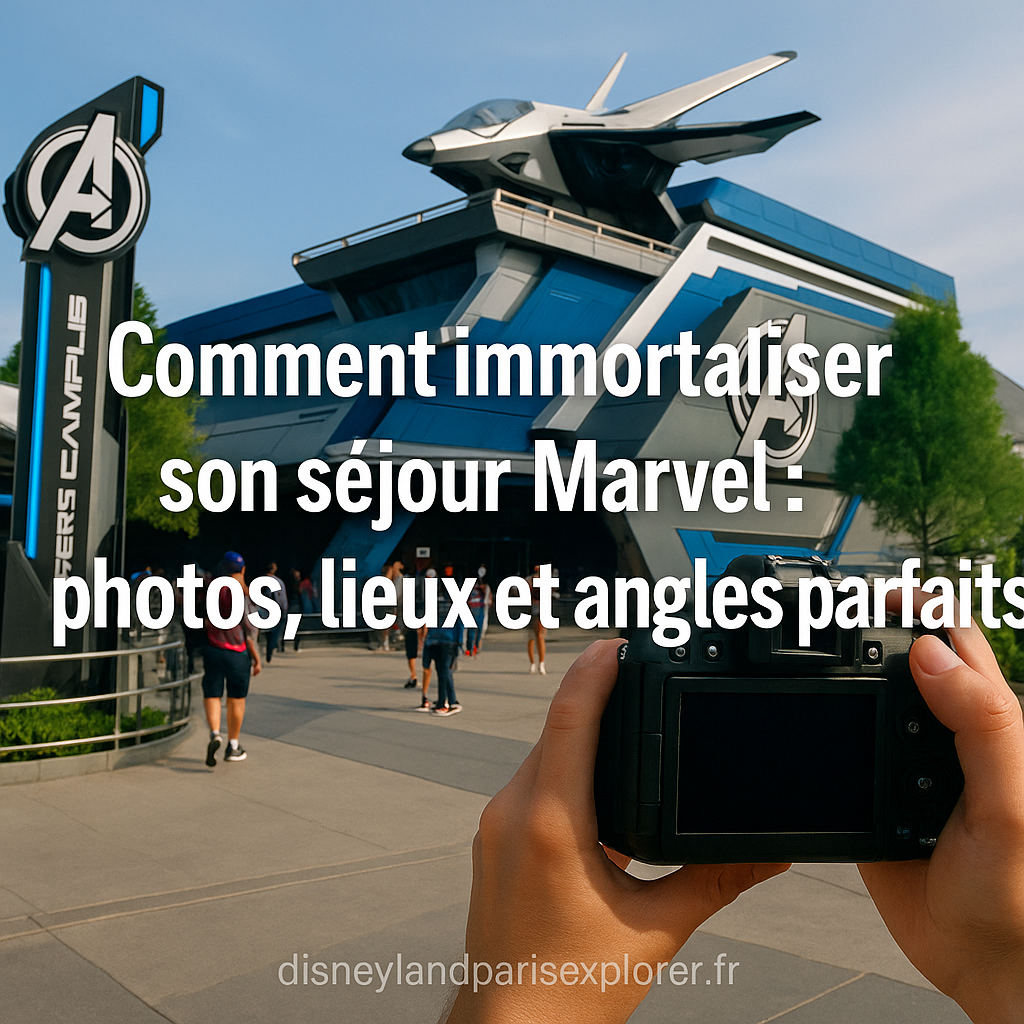 immortaliser sejour marvel disneyland paris