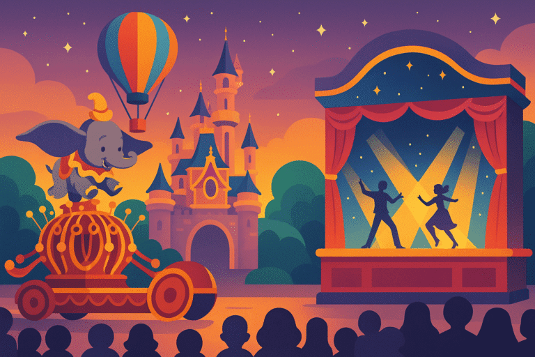 Spectacles et parades à Disneyland Paris