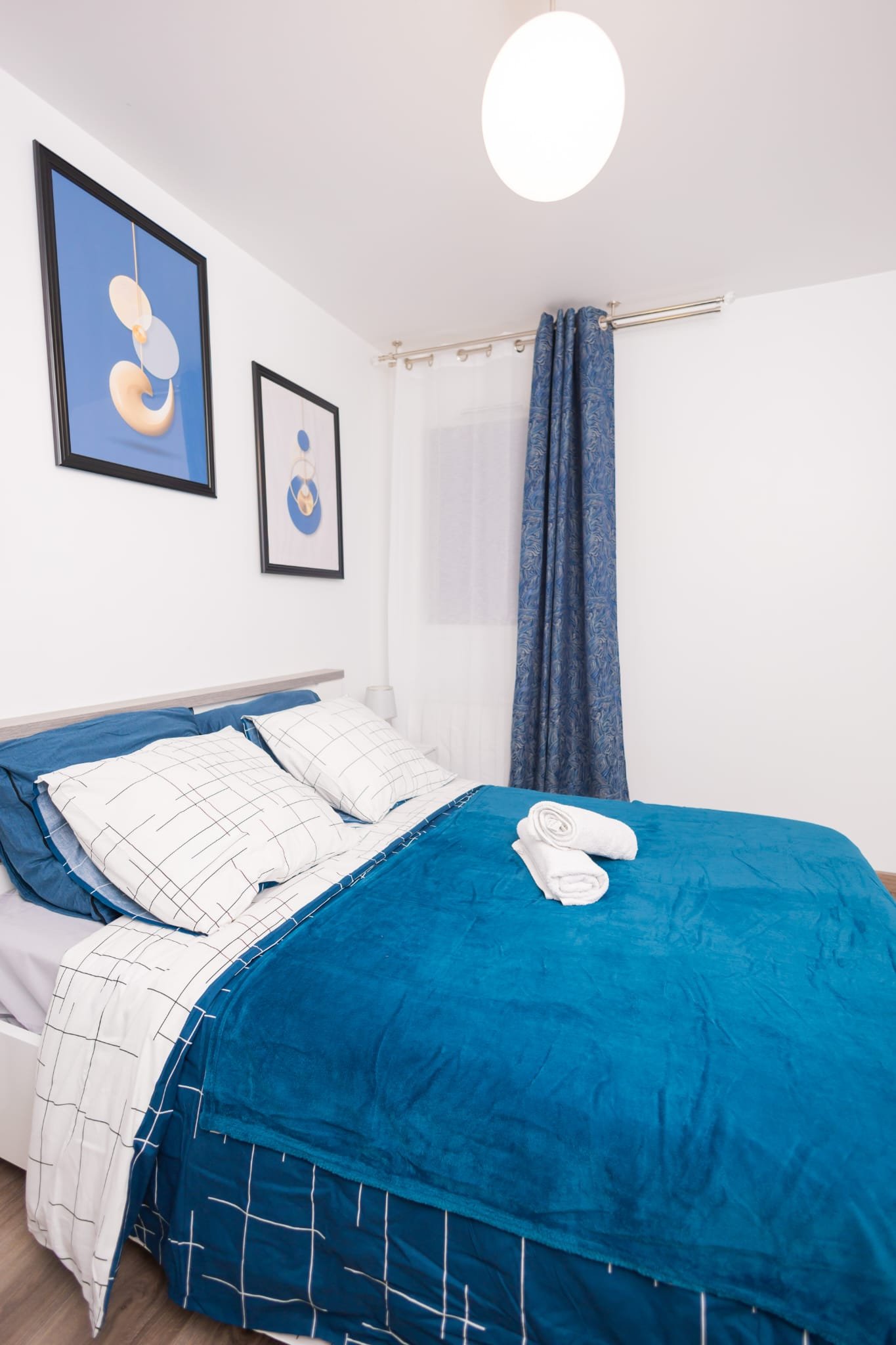 Chambre avec lit double de l'appartement Mallard