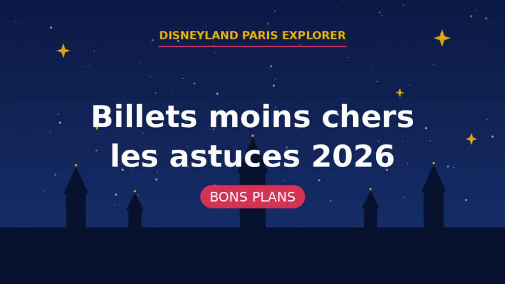 Billets moins chers – les astuces 2026 | Disneyland Paris