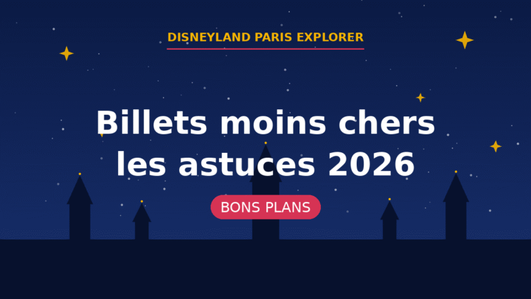 Billets moins chers – les astuces 2026 | Disneyland Paris