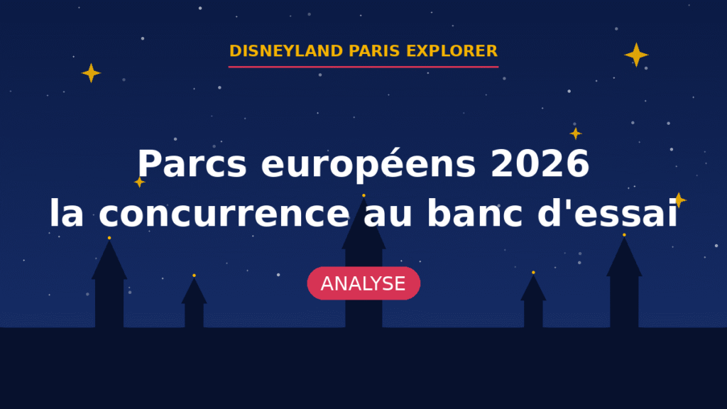 Parcs européens 2026 – la concurrence au banc d'essai | Disneyland Paris