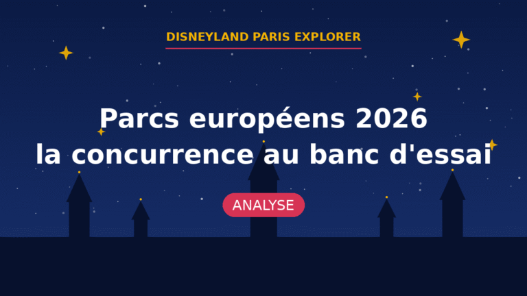 Parcs européens 2026 – la concurrence au banc d'essai | Disneyland Paris