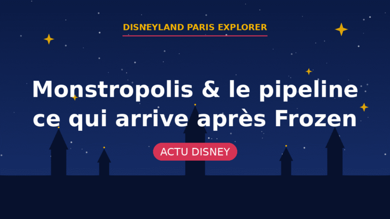 Monstropolis & le pipeline – ce qui arrive après Frozen | Disneyland Paris